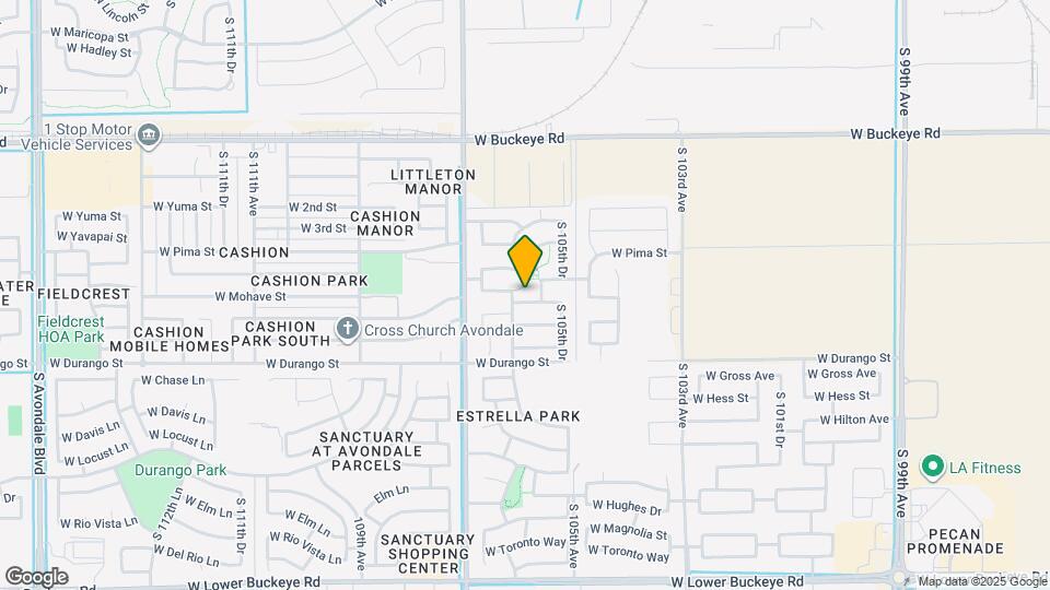 10540 W Mohave St Map and Location Details