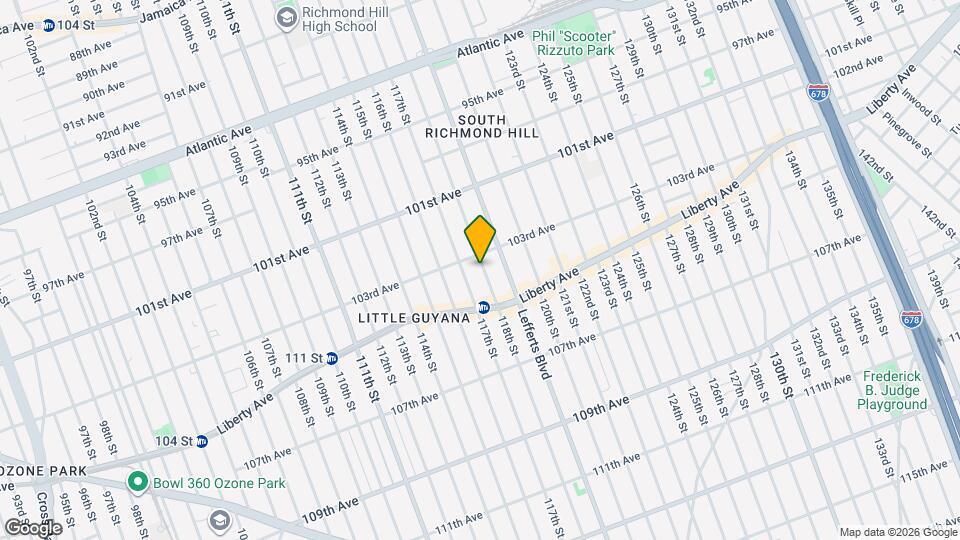 103-16 118th St Map and Location Details
