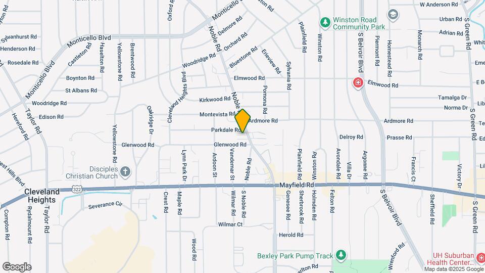 2868 Noble Rd Map and Location Details