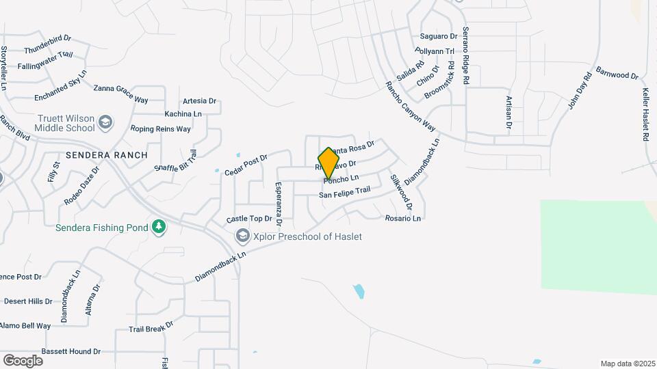 829 Poncho Ln Map and Location Details