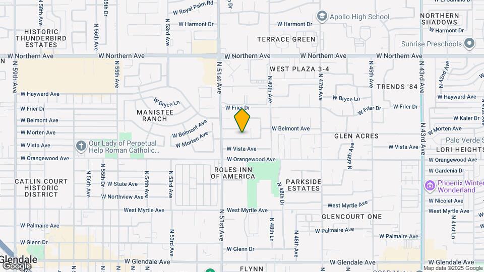5020 W Morten Ave Map and Location Details