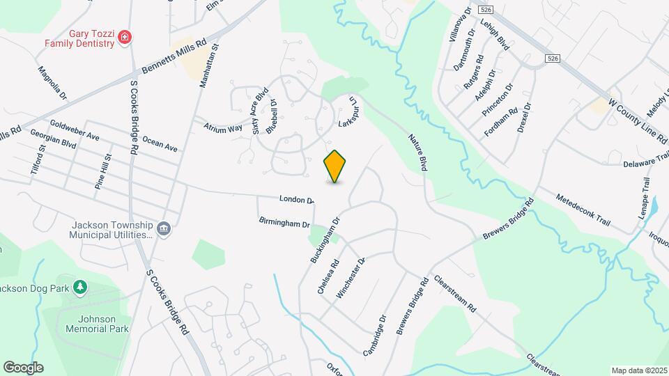 134 Whispering Oaks Way Map and Location Details