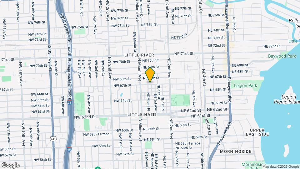 51 NE 67th St-Unit -1 Map and Location Details