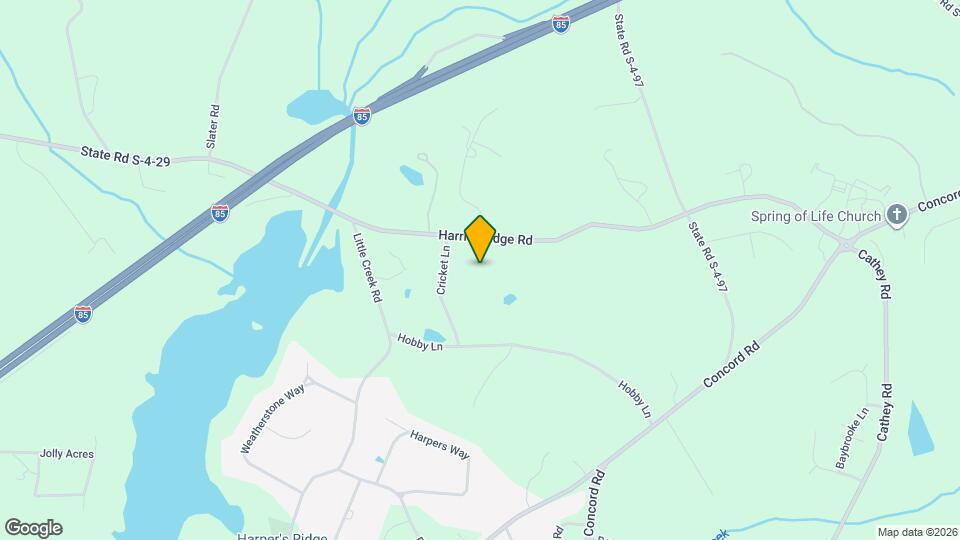 1700 Harris Bridge Rd Map and Location Details