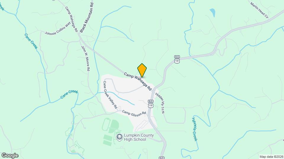 100 Camp Wahsega Rd Map and Location Details