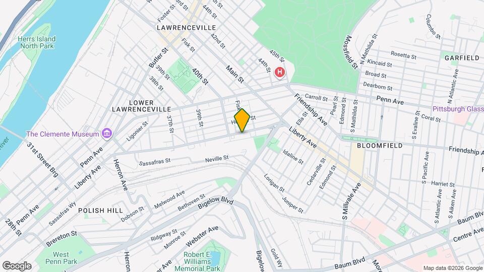 4024-4028 Liberty Ave Map and Location Details