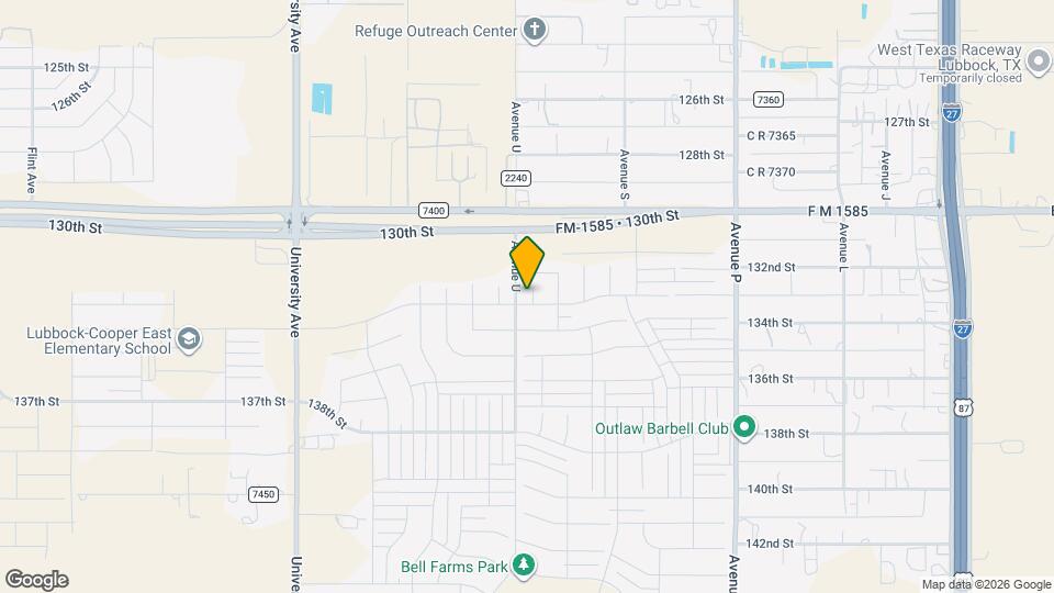 13206 Terrell Ave Mapa y Detalles de la Ubicación