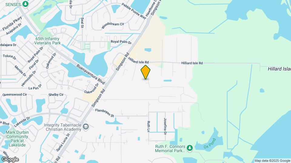 2540 Greenwood Dr, Unit Upstairs Map and Location Details