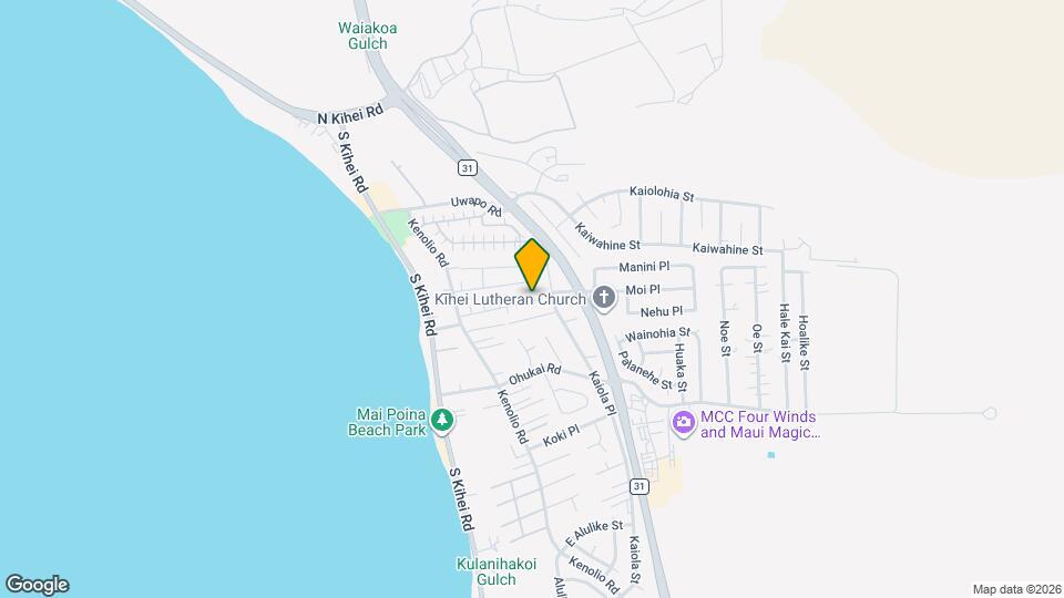 137 Aliilani Pl, Unit One Bedroom Ohana Map and Location Details