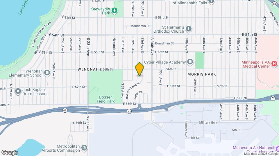 5628 33rd Ave S Map and Location Details