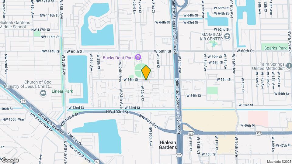 5567 W 22nd Ct Map and Location Details