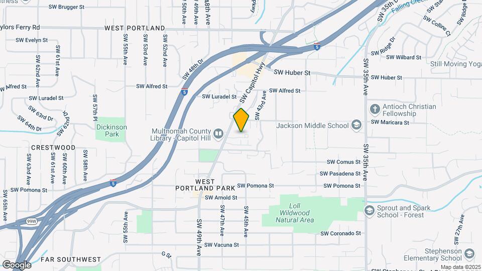 10634 SW Capitol Hwy Map and Location Details