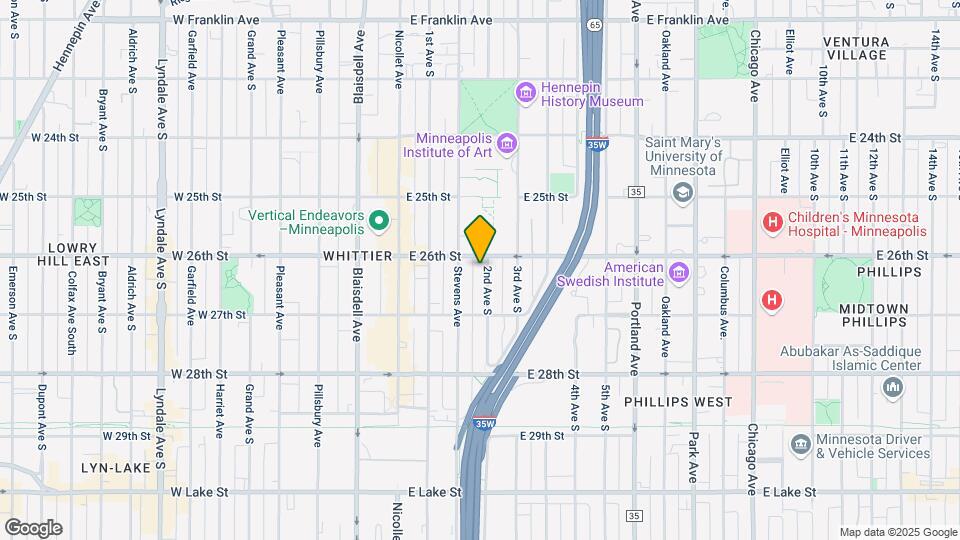 2608 2nd Ave S, Unit 1 Map and Location Details