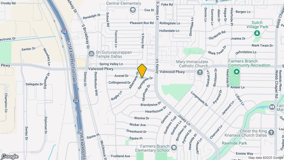 2647 Springvale Dr Map and Location Details