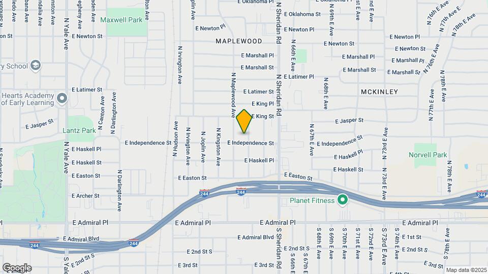 808 N Norwood Ave Map and Location Details