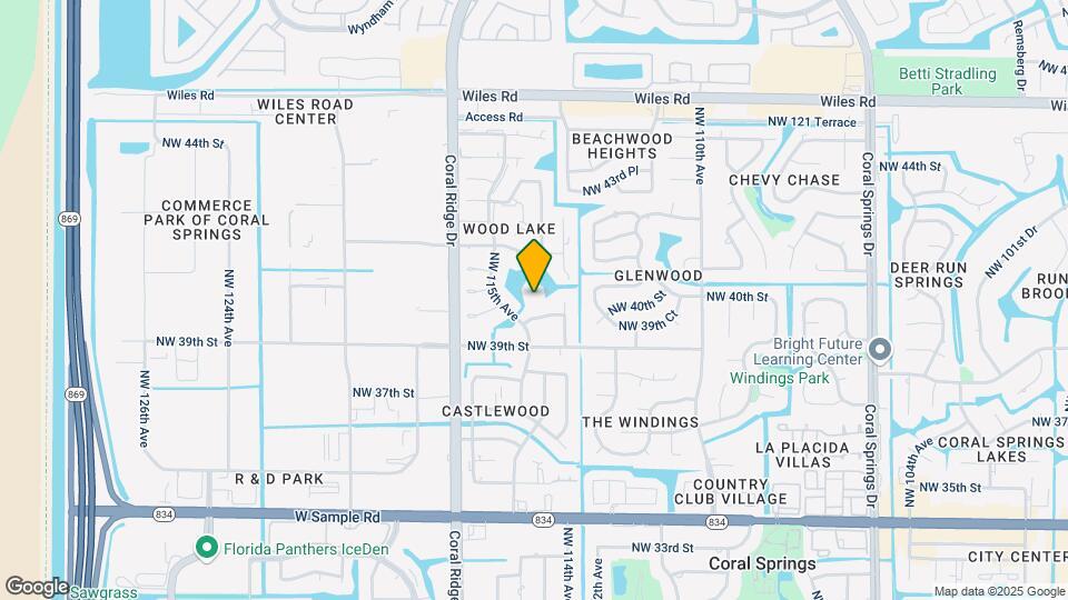 11453 NW 39th Ct Map and Location Details