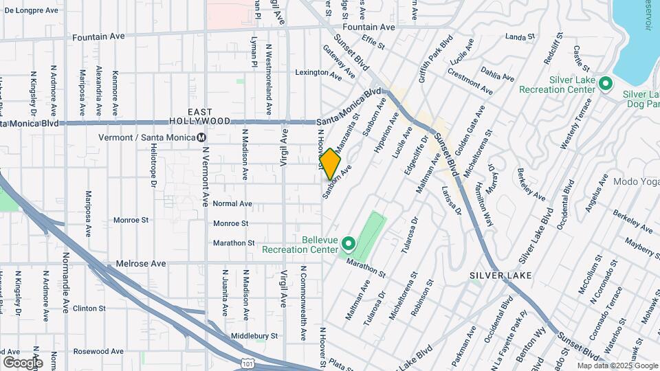 851 Sanborn Ave Map and Location Details