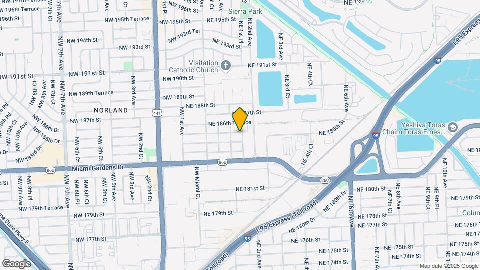 18500 NE 1st Ct, Unit 2 Map and Location Details