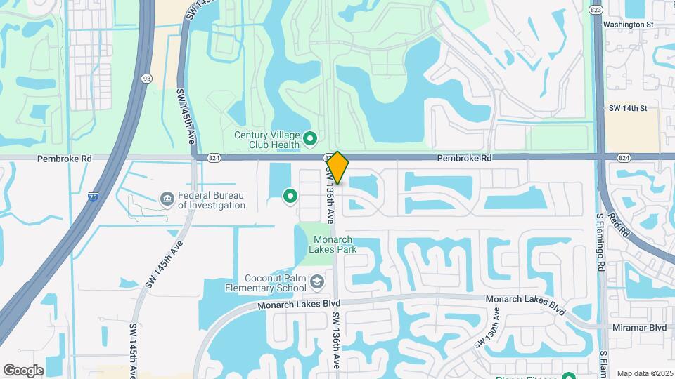 1840 SW 135th Way Map and Location Details