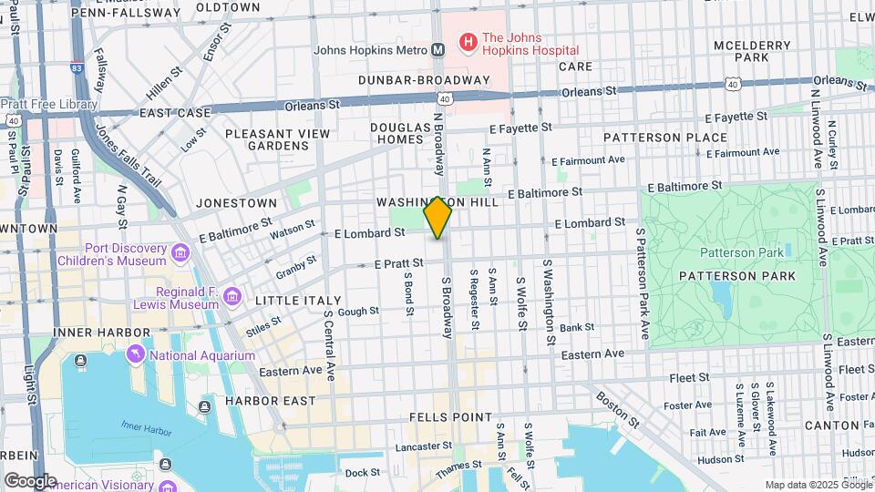 116 S Broadway Mapa y Detalles de la Ubicación