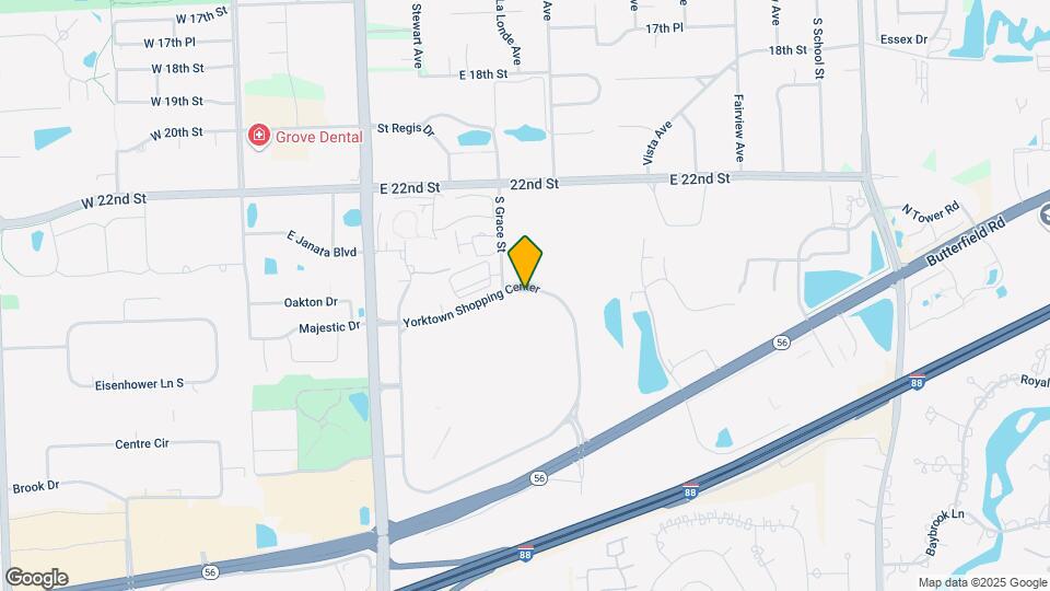 Overture Yorktown 55+ Active Adult Apartment Homes Mapa y Detalles de la Ubicación