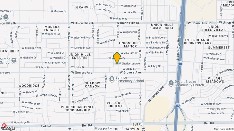 17832 N 31st Ave Map and Location Details