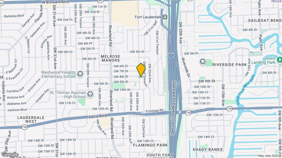 804 SW 24th Ave Map and Location Details