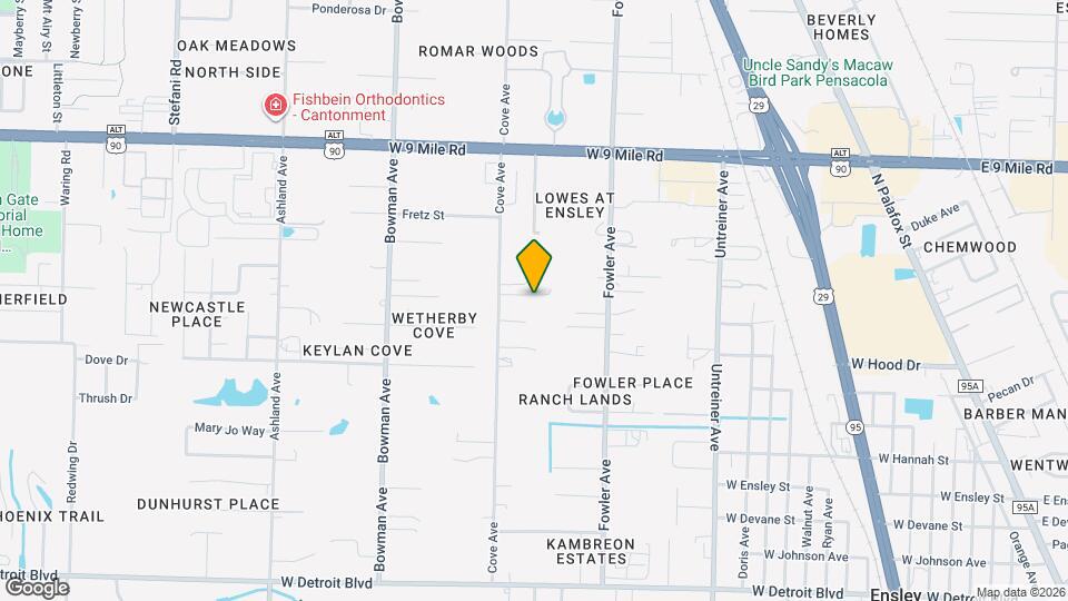 9881 McLuvin Rd Map and Location Details