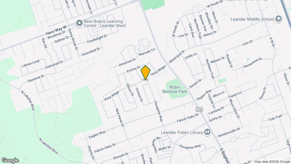 505 Peregrine Way Map and Location Details