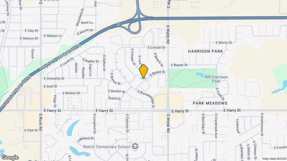 9208 E Bedell St Map and Location Details