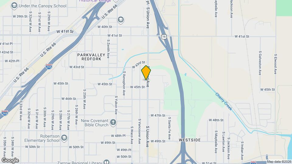 4424 S Union Ave Map and Location Details