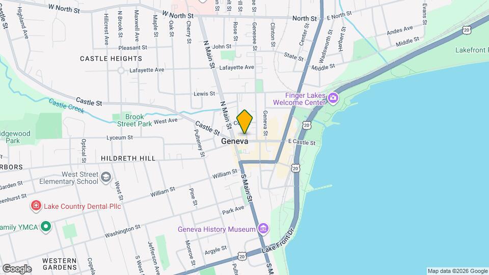 134-136-136 Castle St Map and Location Details