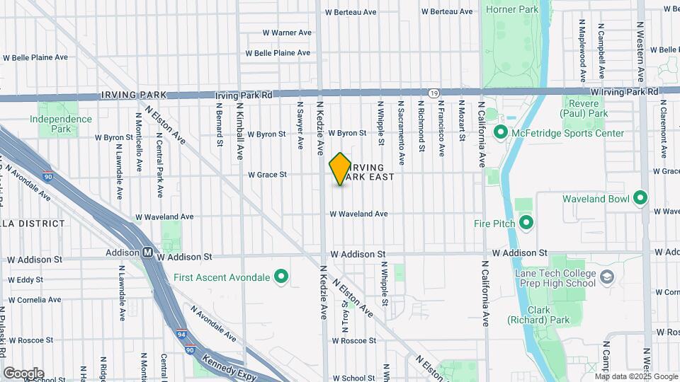 3758 N Troy St Map and Location Details