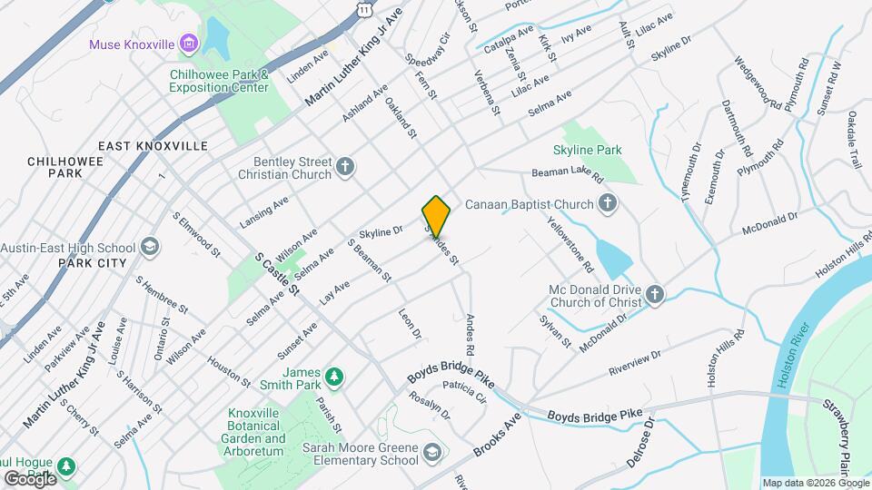 911 Andes St Mapa y Detalles de la Ubicación