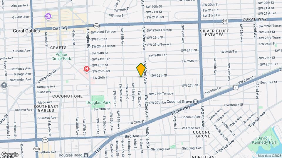 2625 SW 32nd Ct Map and Location Details