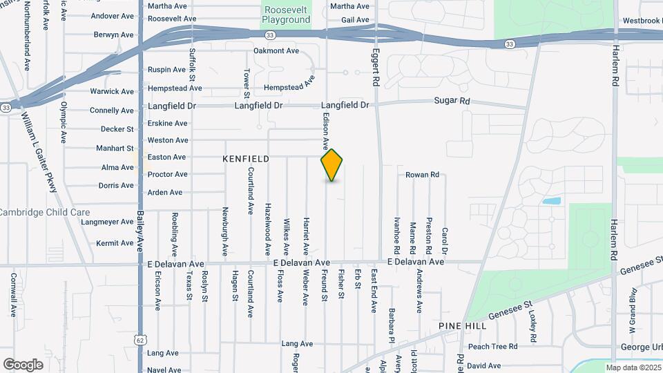 125 Edison Ave Mapa y Detalles de la Ubicación