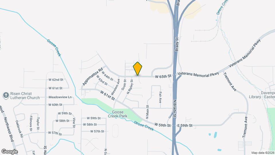 305 W 65th St Map and Location Details