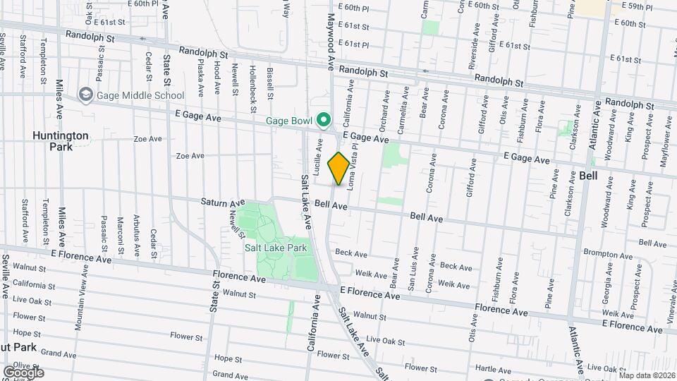 6634 California Ave, Unit Apt Mapa y Detalles de la Ubicación