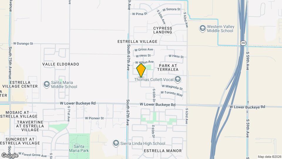 6610 W Hughes Dr Map and Location Details