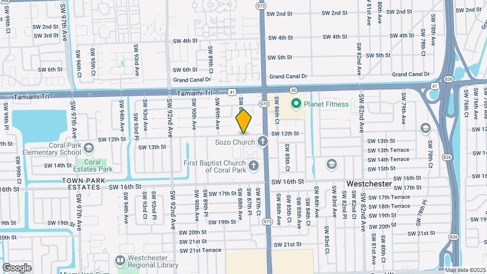 8794 SW 12th St Map and Location Details