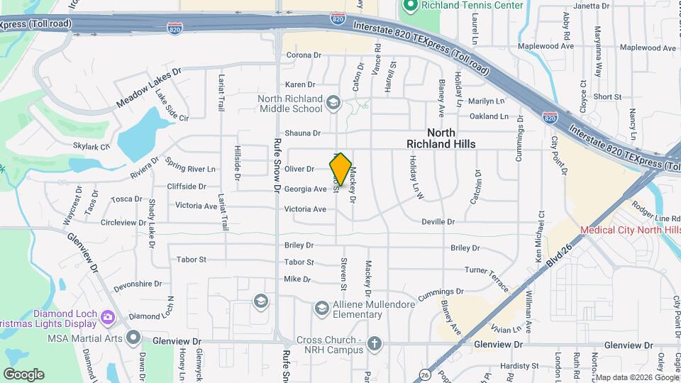 4612 Redondo St Map and Location Details