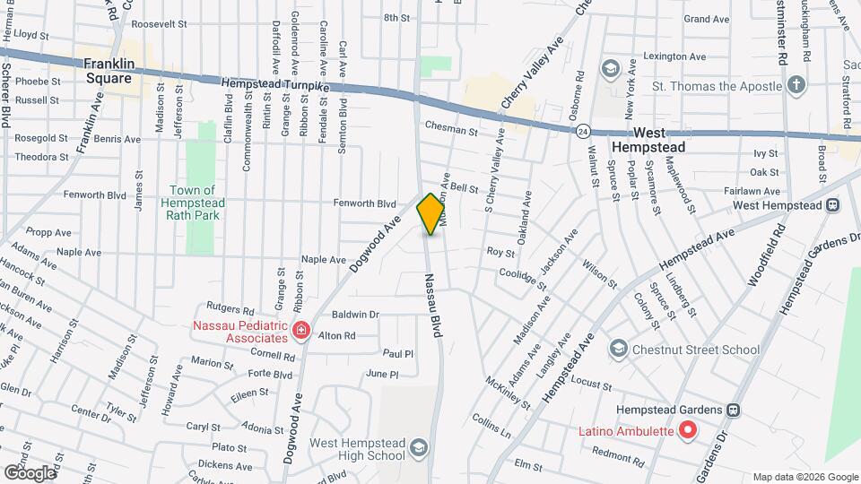 189 Nassau Blvd Map and Location Details