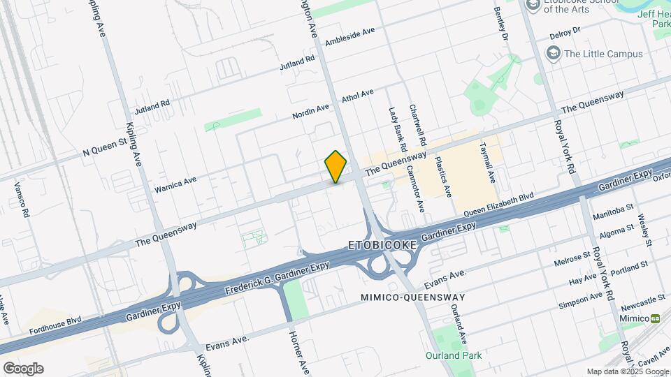 1007-1007 The Queensway Map and Location Details