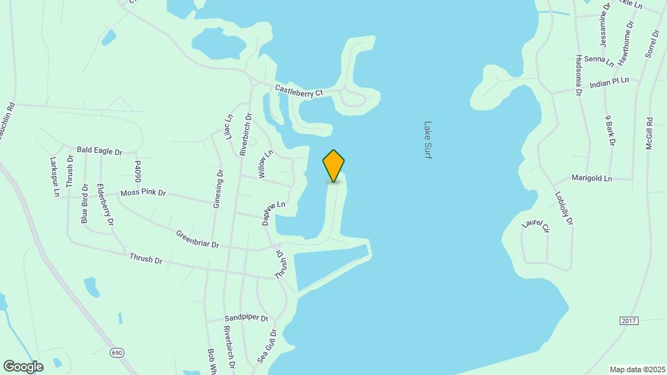 1265 Greenbriar Dr Map and Location Details