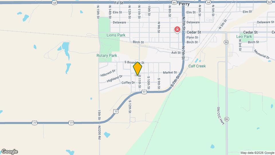 201 S 11th St Map and Location Details