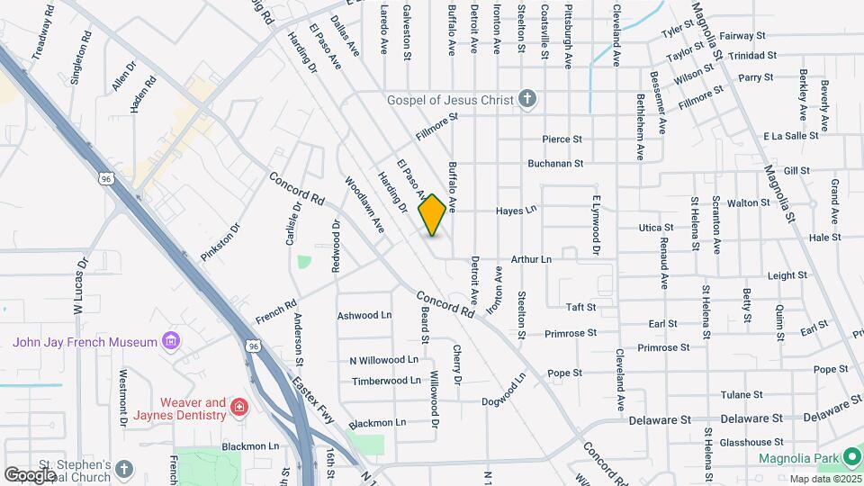3890 Harding Dr Map and Location Details