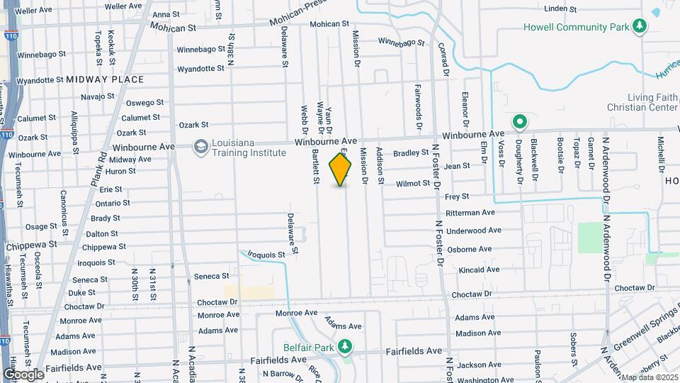 3023 Eaton St Map and Location Details