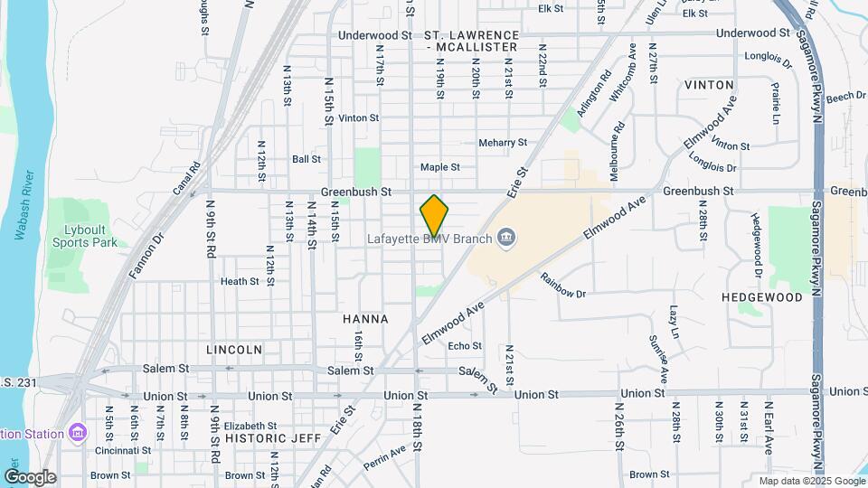 1823 Pierce St Map and Location Details