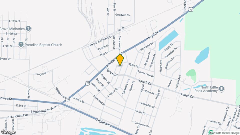 611 Gordon St Map and Location Details