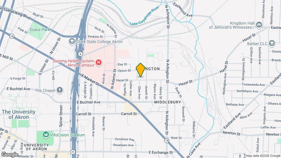 705 Hazel St Map and Location Details